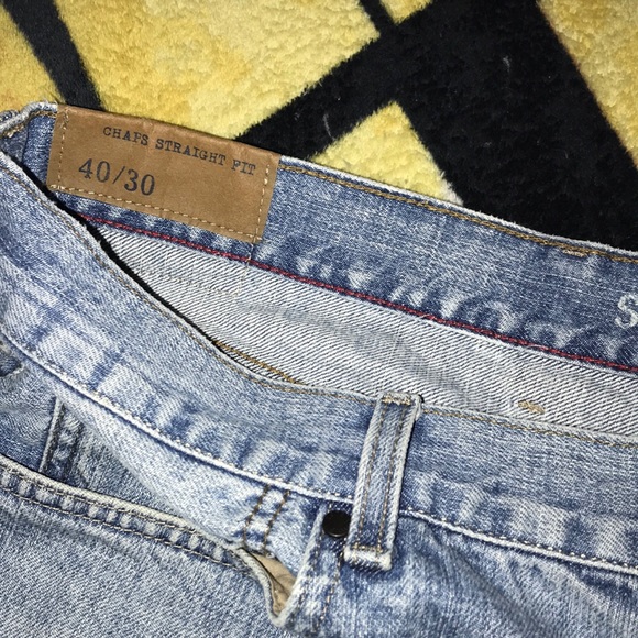Chaps denim straight fit jeans 40/30 💕 - Picture 4 of 5
